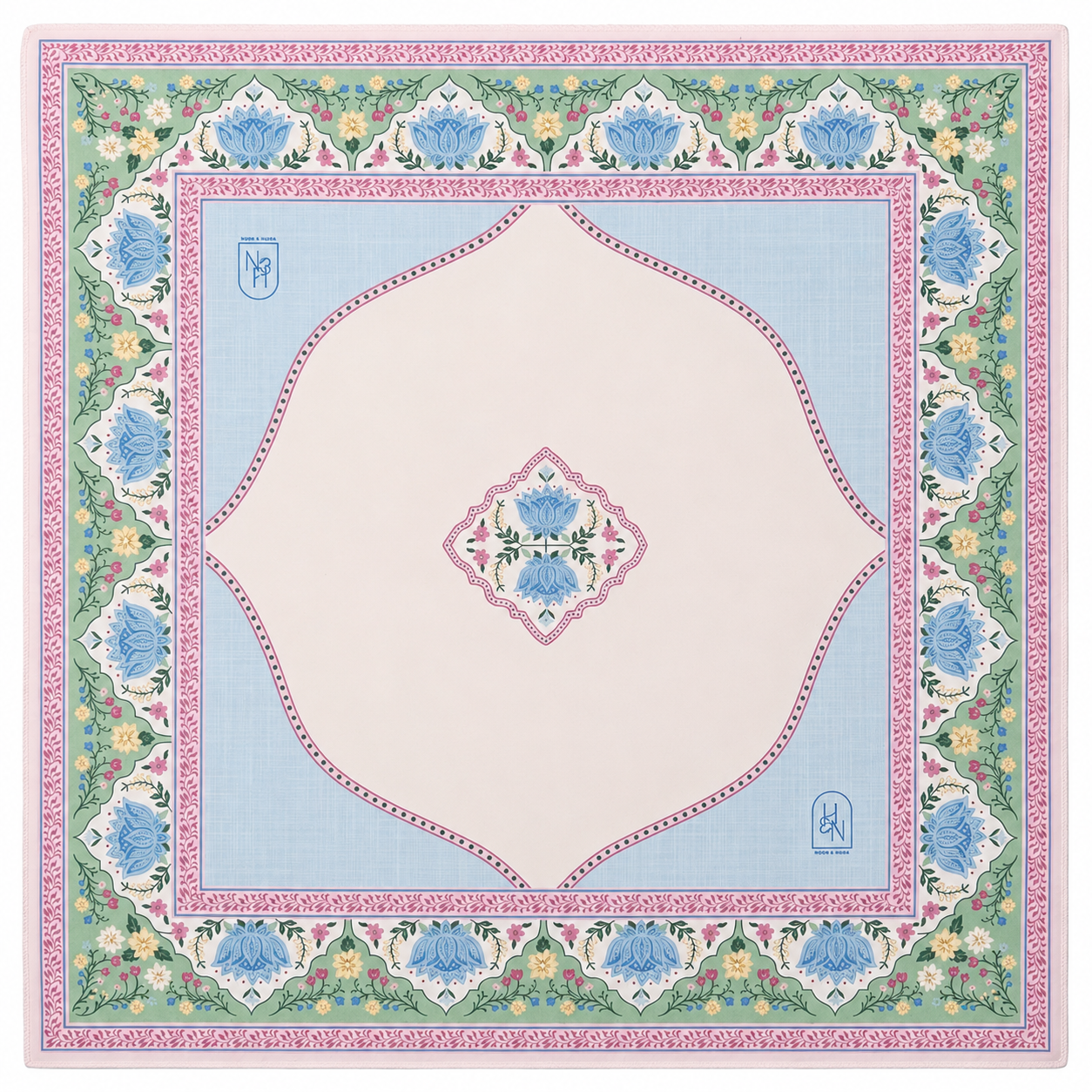 Hutch and Nook - Mahjong Mat - Summer Blossom