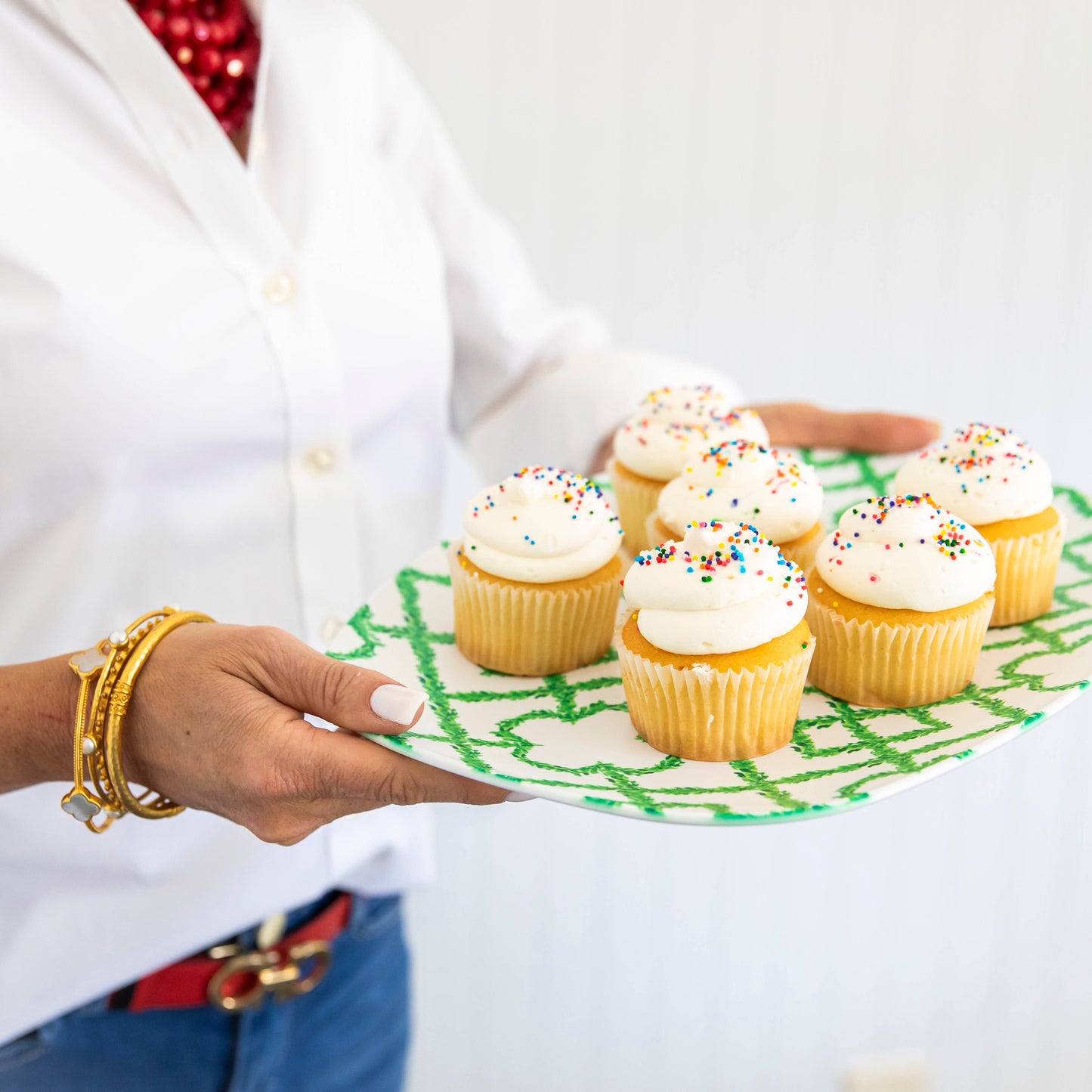 WH Hostess Social Stationery - WH Serving Platter | Clover Lattice