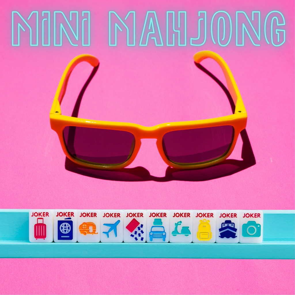 LIMITED TIME SALE - My Fair Mahjong - MINI ANYWHERE SERIES- Tiny Travel Mahjong Set