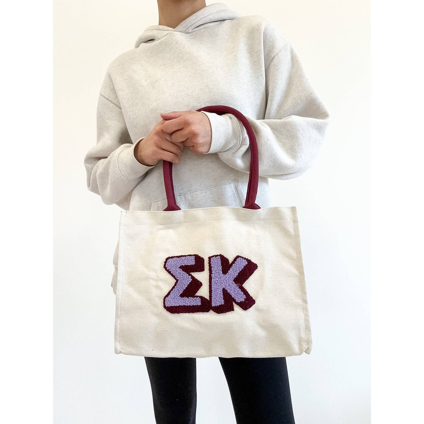Sigma Kappa Chenille Sorority Gift Tote