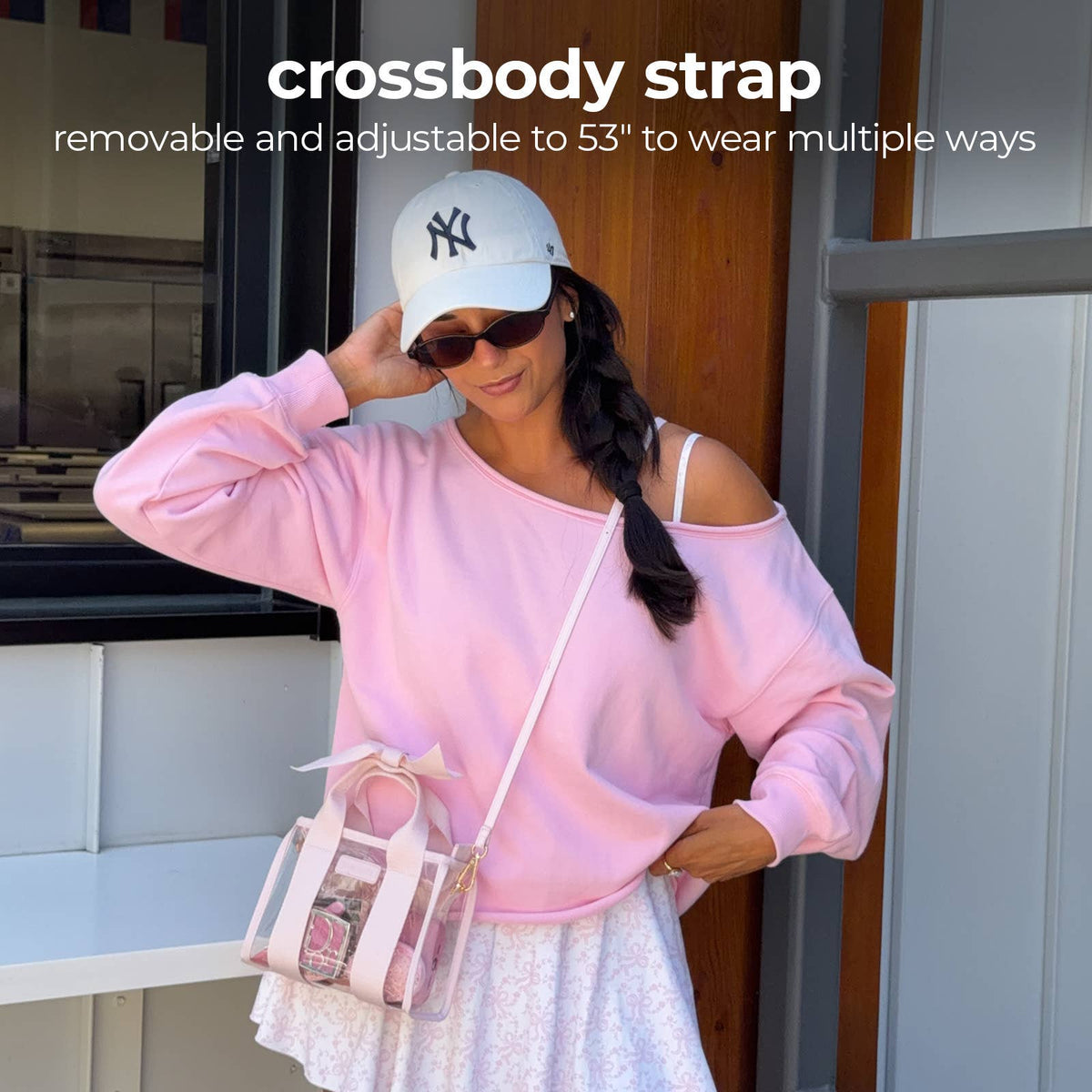 Ballet Pink Bow | Case-Mate Clear Stadium Bag
