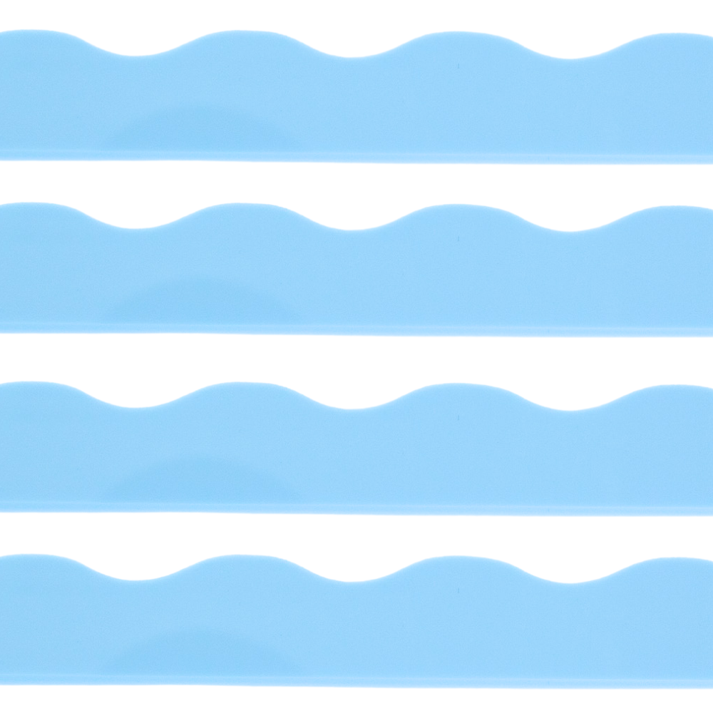 My Fair Mahjong - MAHJONG RACK PUSHERS - MAGNETIC  |  Premium Acrylic  |  Set of 4: Solid-Wavy-Macaron Blue