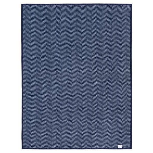 ChappyWrap - Harborview Herringbone Navy Blanket: Midi
