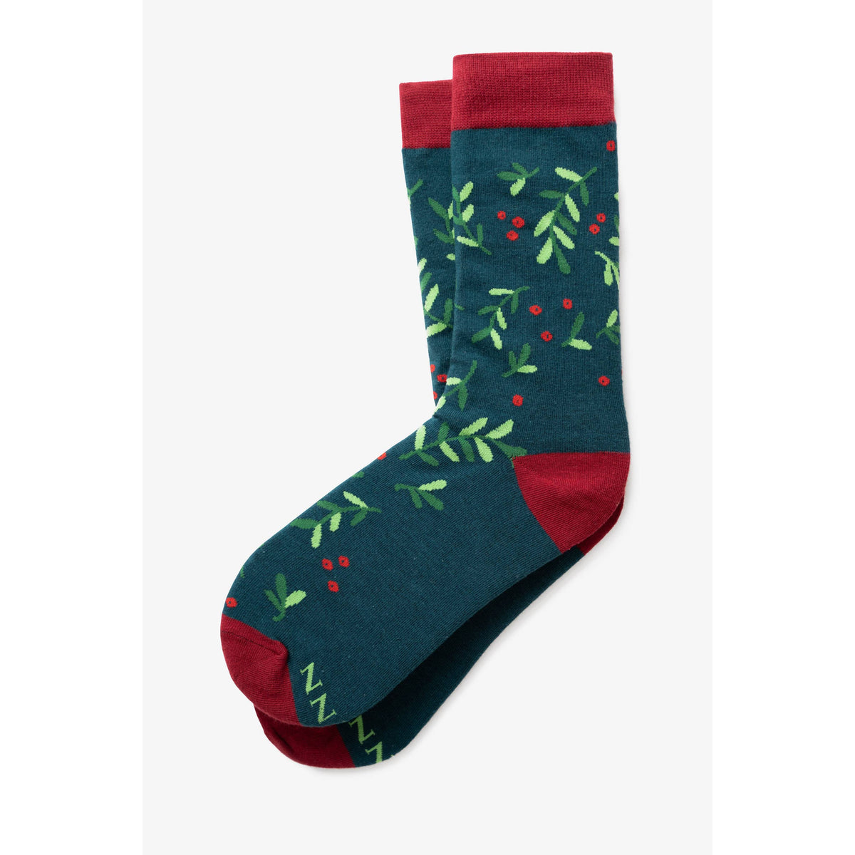 Under the Mistletoe Carded Cotton Sock