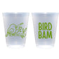 Two Funny Girls - Mahjong - Bird Bam Frosted Cup (8 ct bag)