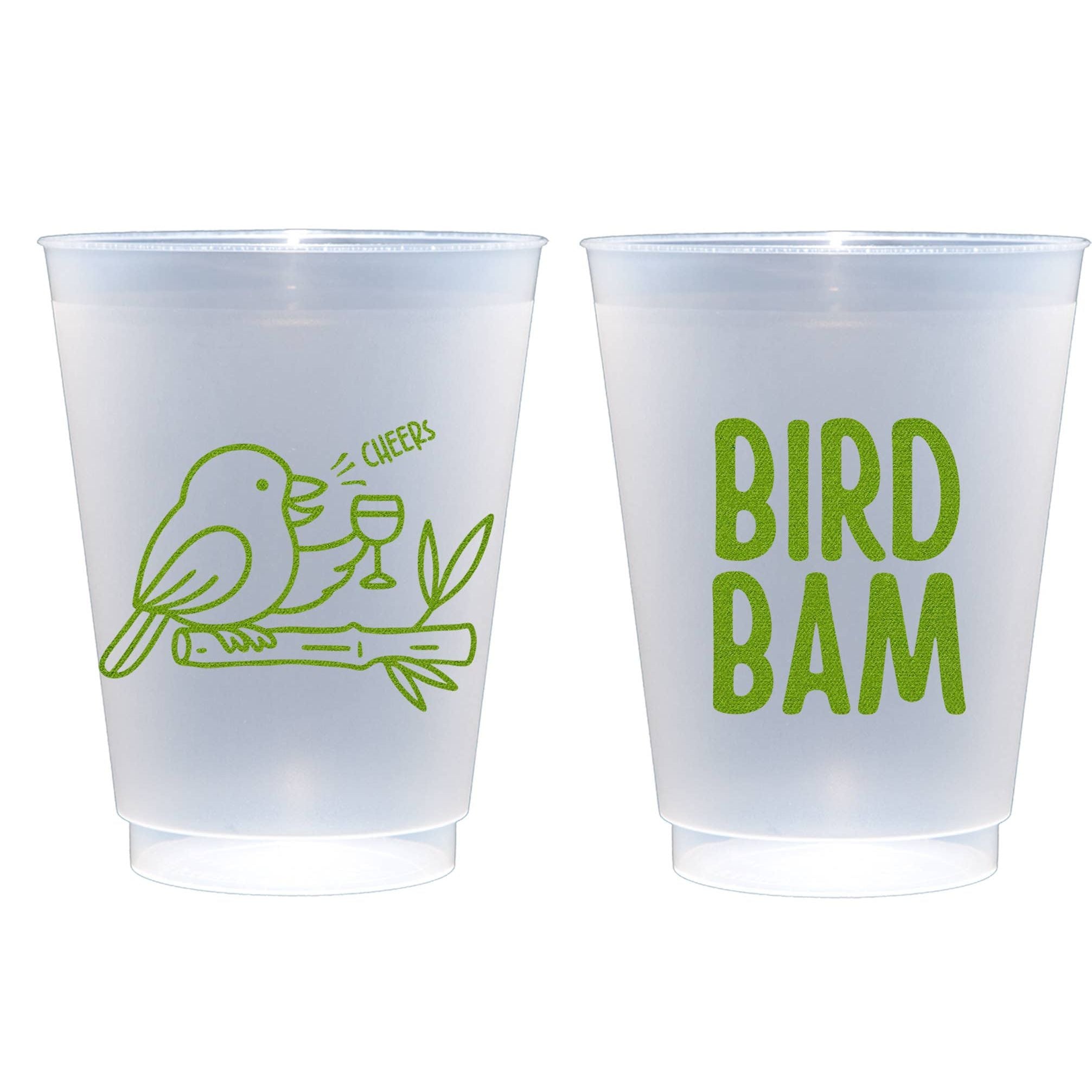 Two Funny Girls - Mahjong - Bird Bam Frosted Cup (8 ct bag)