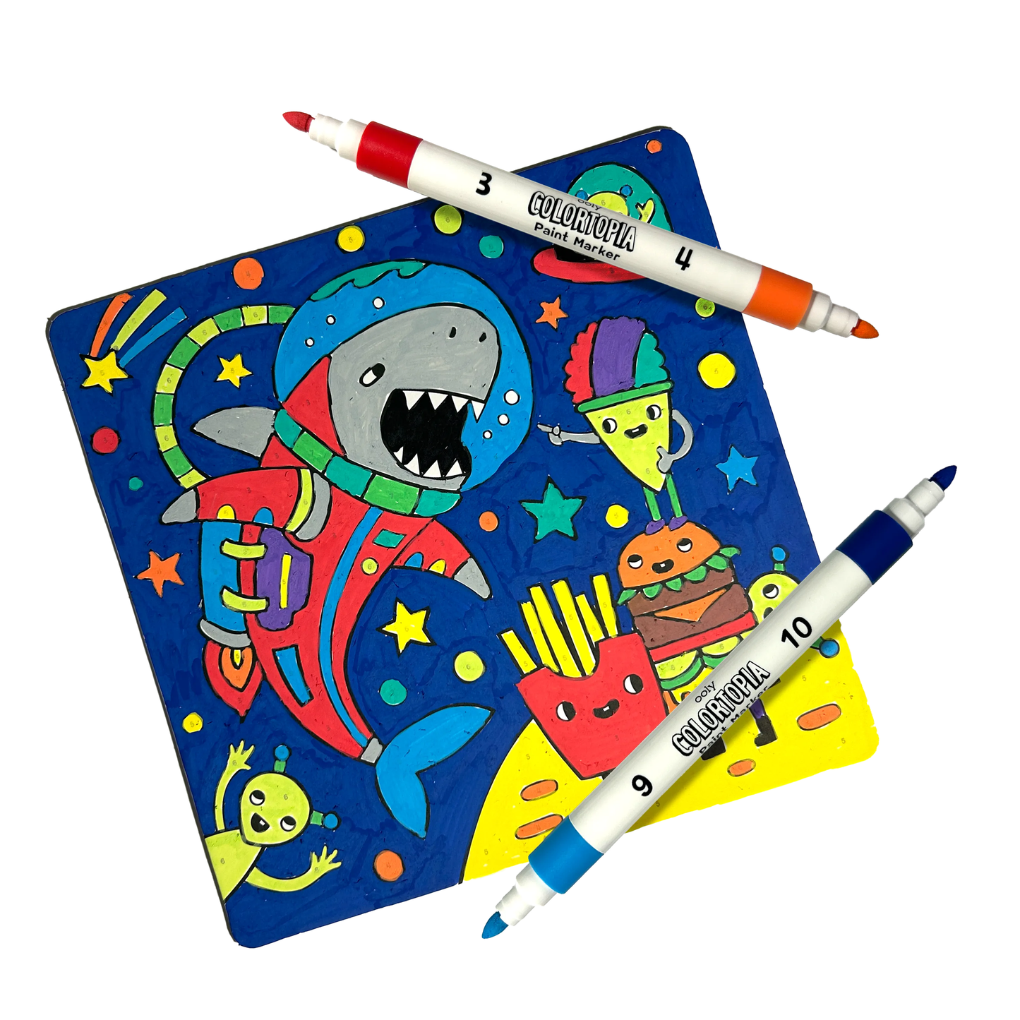 Colortopia Color by Number Paint Marker Kit - Epic Adventure
