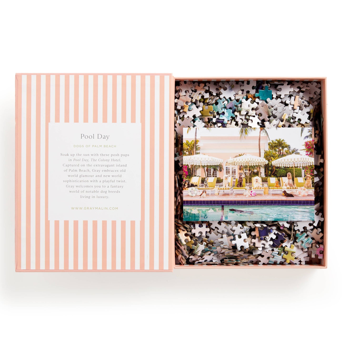 Chronicle Books - Gray Malin Palm Beach 1000 Piece Book Box Puzzle