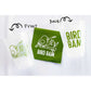 Two Funny Girls - Mahjong - Bird Bam Frosted Cup (8 ct bag)