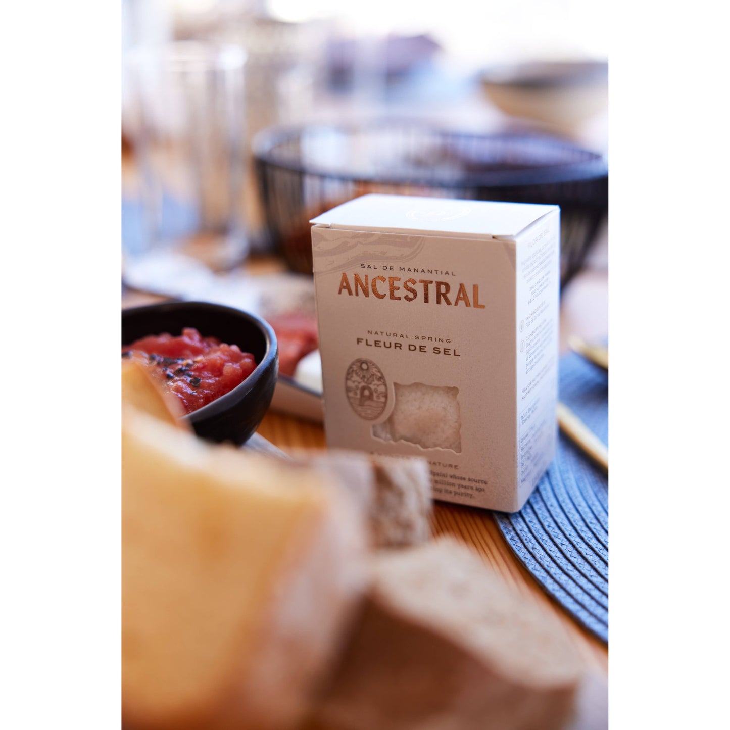 Ancestral Spring Salt - Fleur de Sel - Natural Spring Salt: 6 oz (180g)