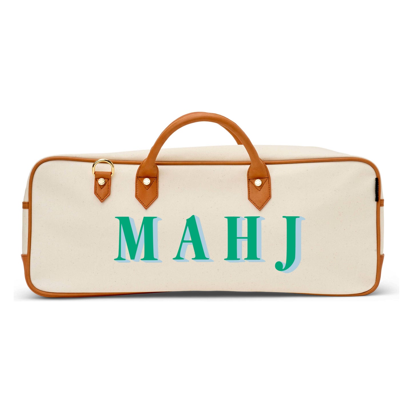 "Margo" Natural Mahjong Tote