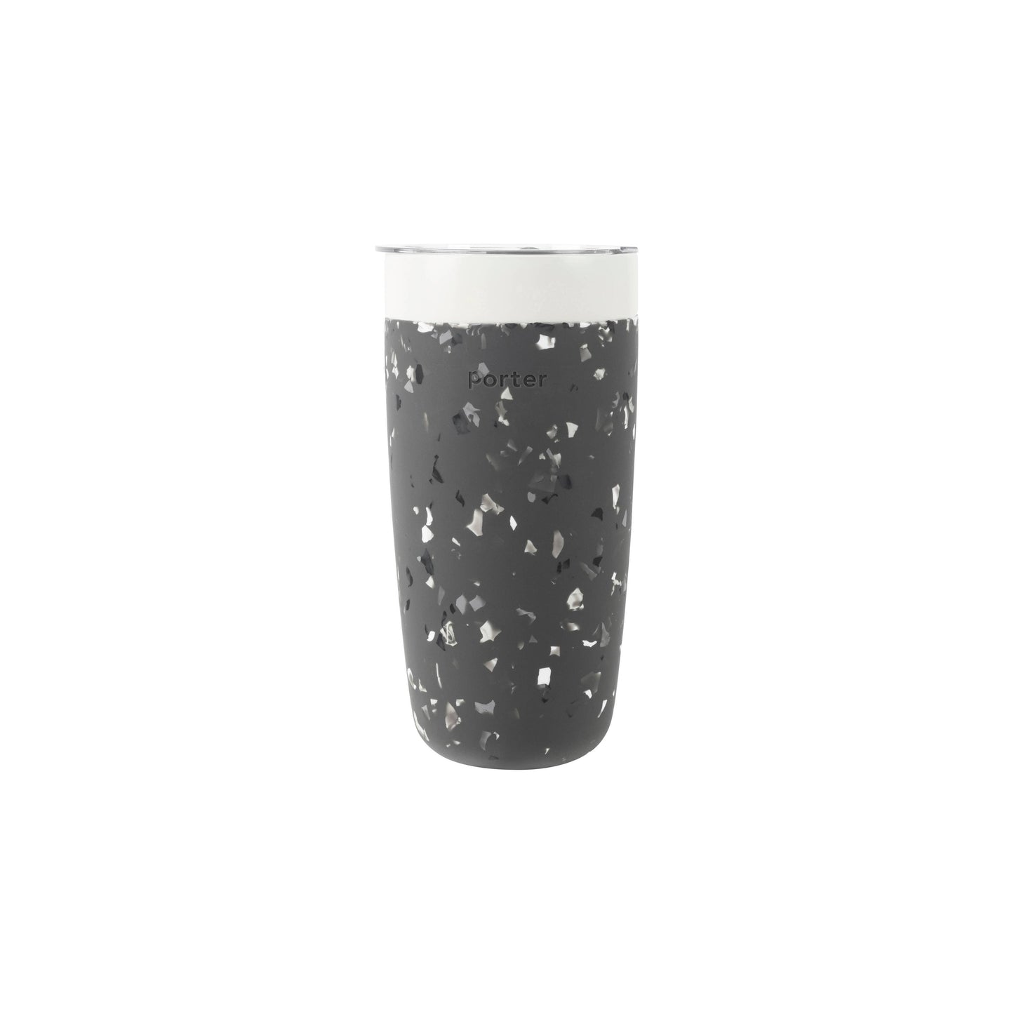 Insulated Ceramic Stainless Steel Coffee & Drink Tumbler: Terrazzo Blush