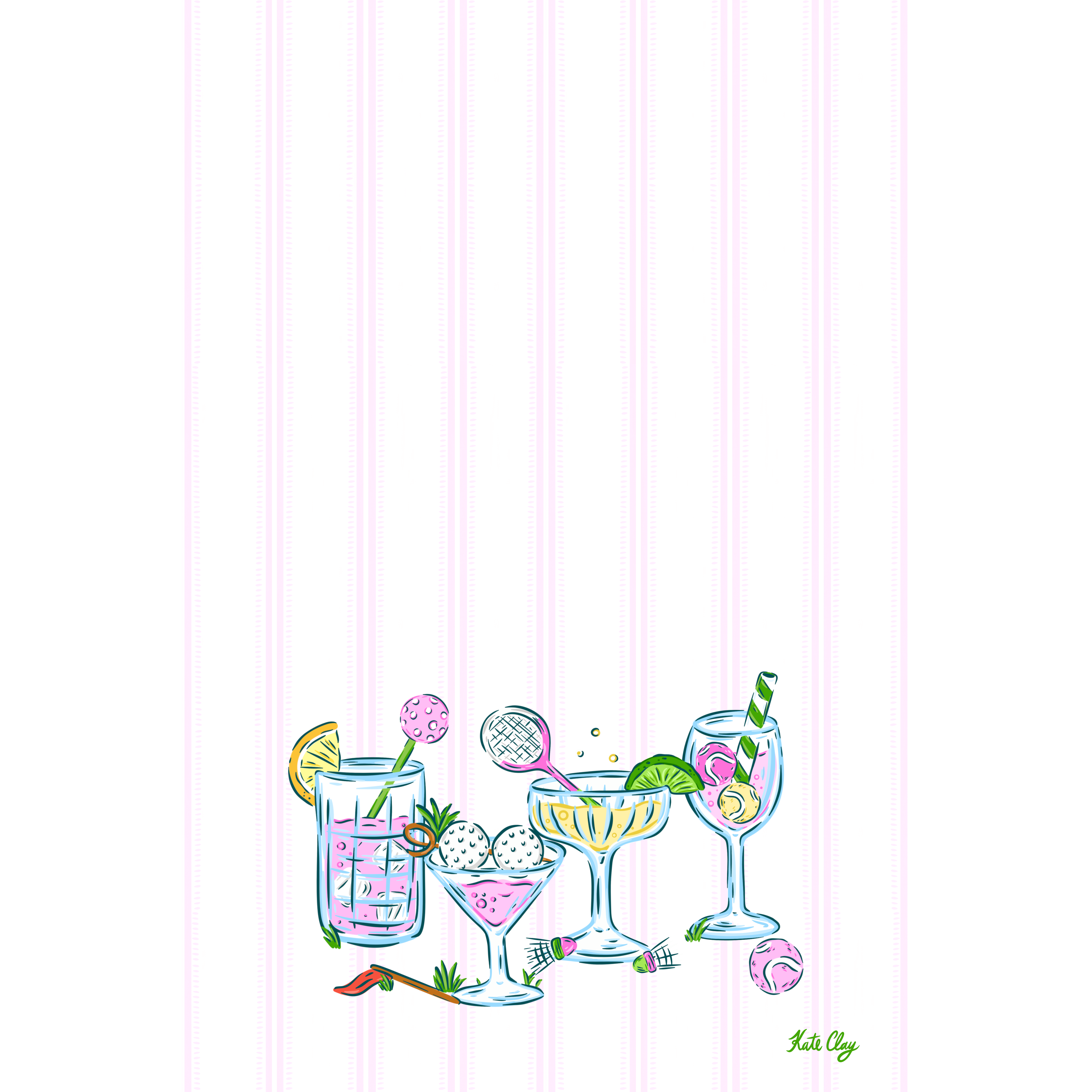 KEVA and Created By Country Club Tea Towel - Thumbnail 2