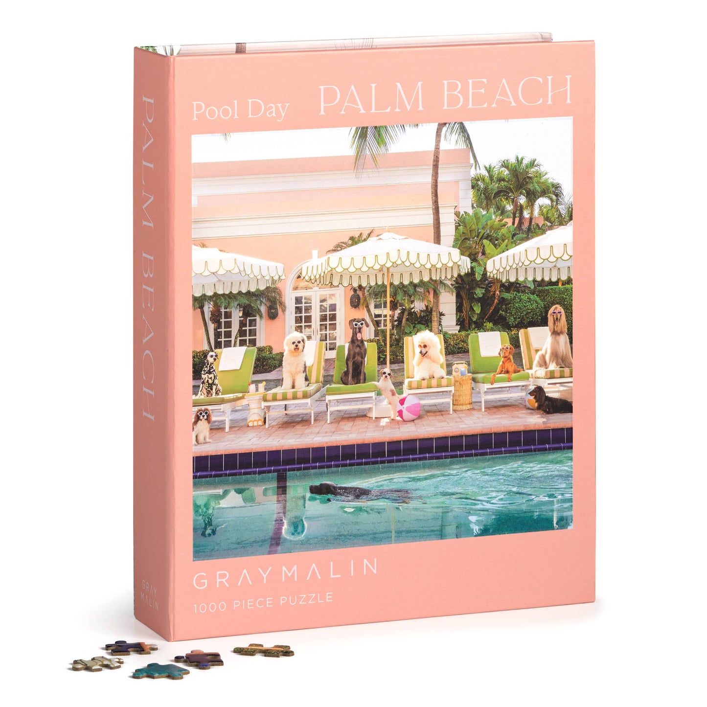 Chronicle Books - Gray Malin Palm Beach 1000 Piece Book Box Puzzle