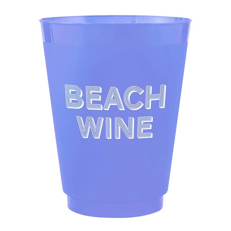 Slant Collections by Creative Brands - Frost Cups - Beach Wine - 8ct: 16 oz, 4.5" h