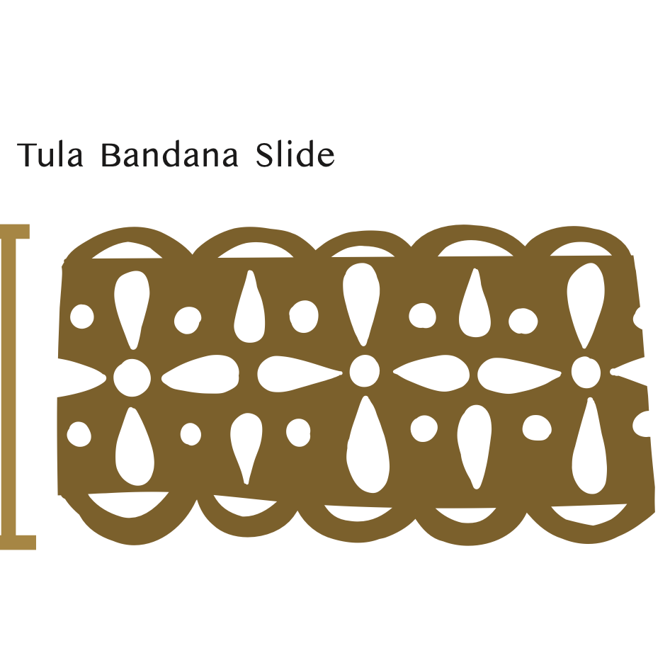 Tula Brass Bandana Slide Ring