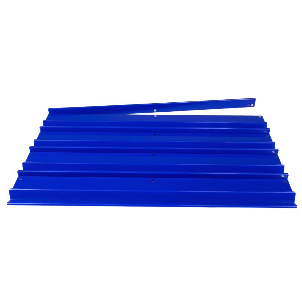 My Fair Mahjong - MAHJONG RACKS | Premium Acrylic | 4 Racks + 4 Pushers: Solid Indigo Blue