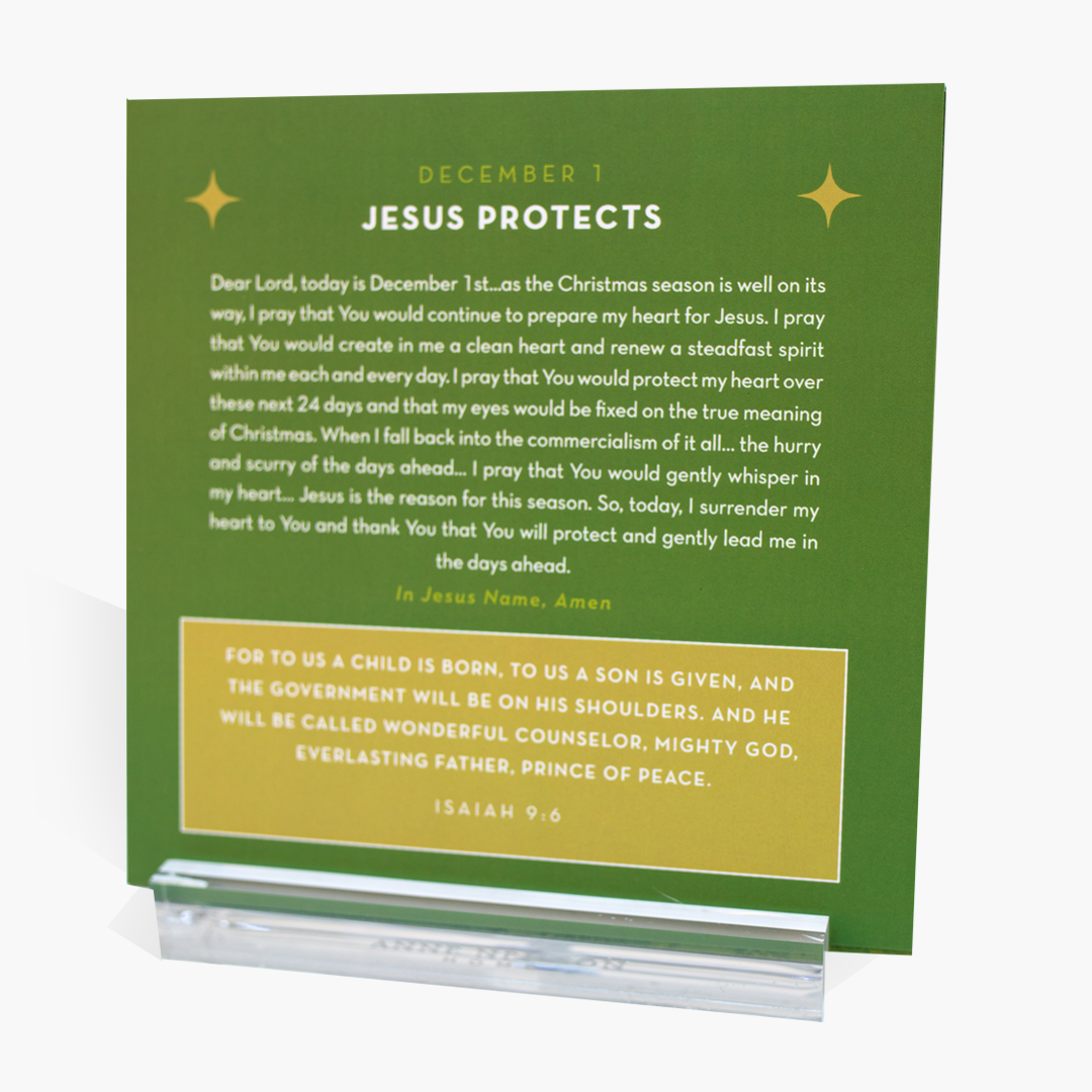Anne Neilson Home | 25 Days of Prayer and Scripture with Acrylic Stand