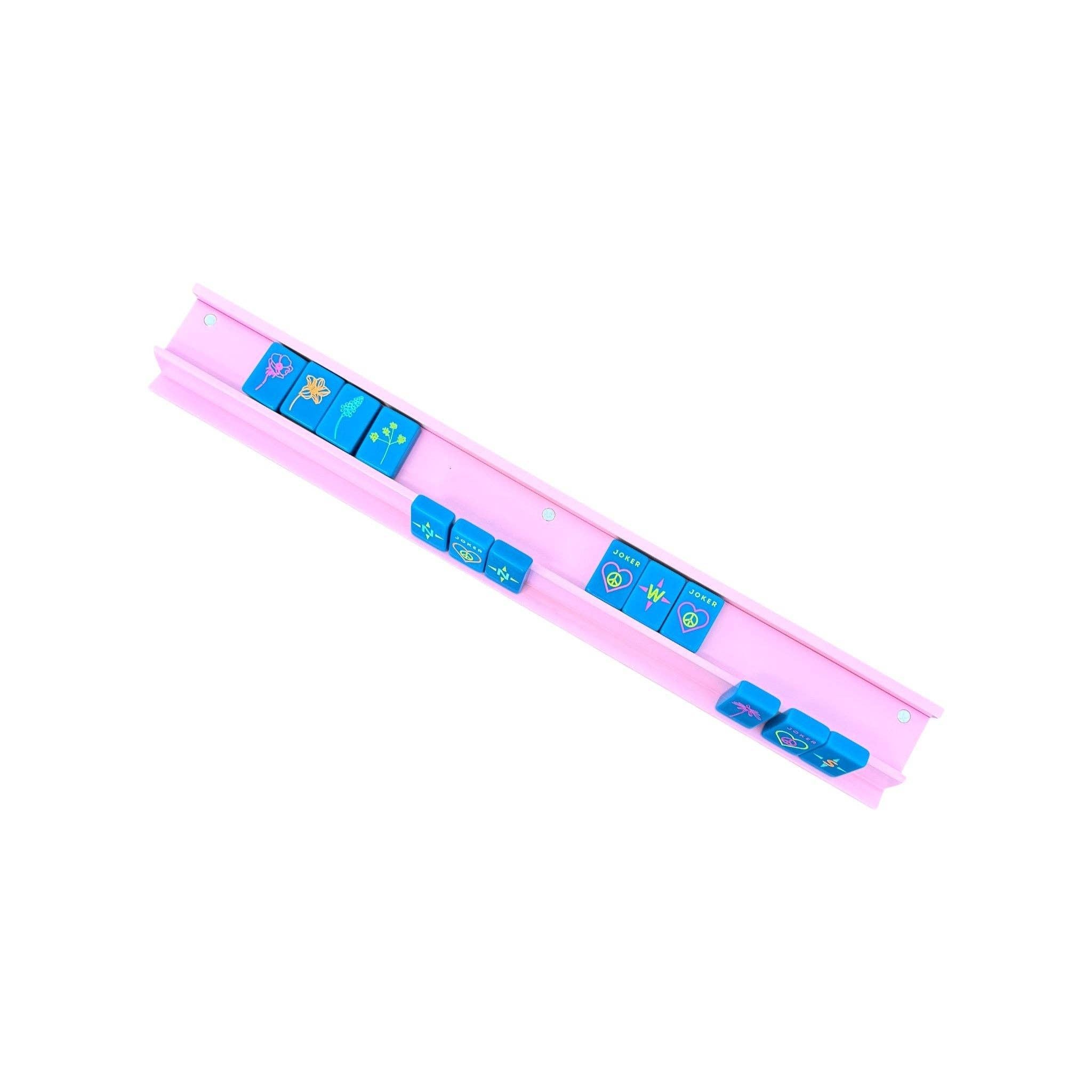 Peace Love Mahjong - Mahjong Racks & Pushers (Set of 4): Light Pink