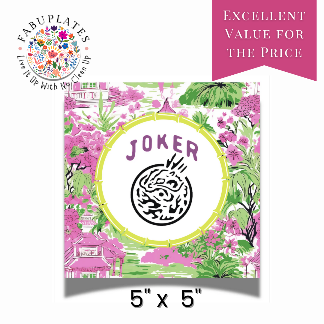 Fabuplates - Mahjong Joker 24ct Cocktail Napkin Separates (3ply)