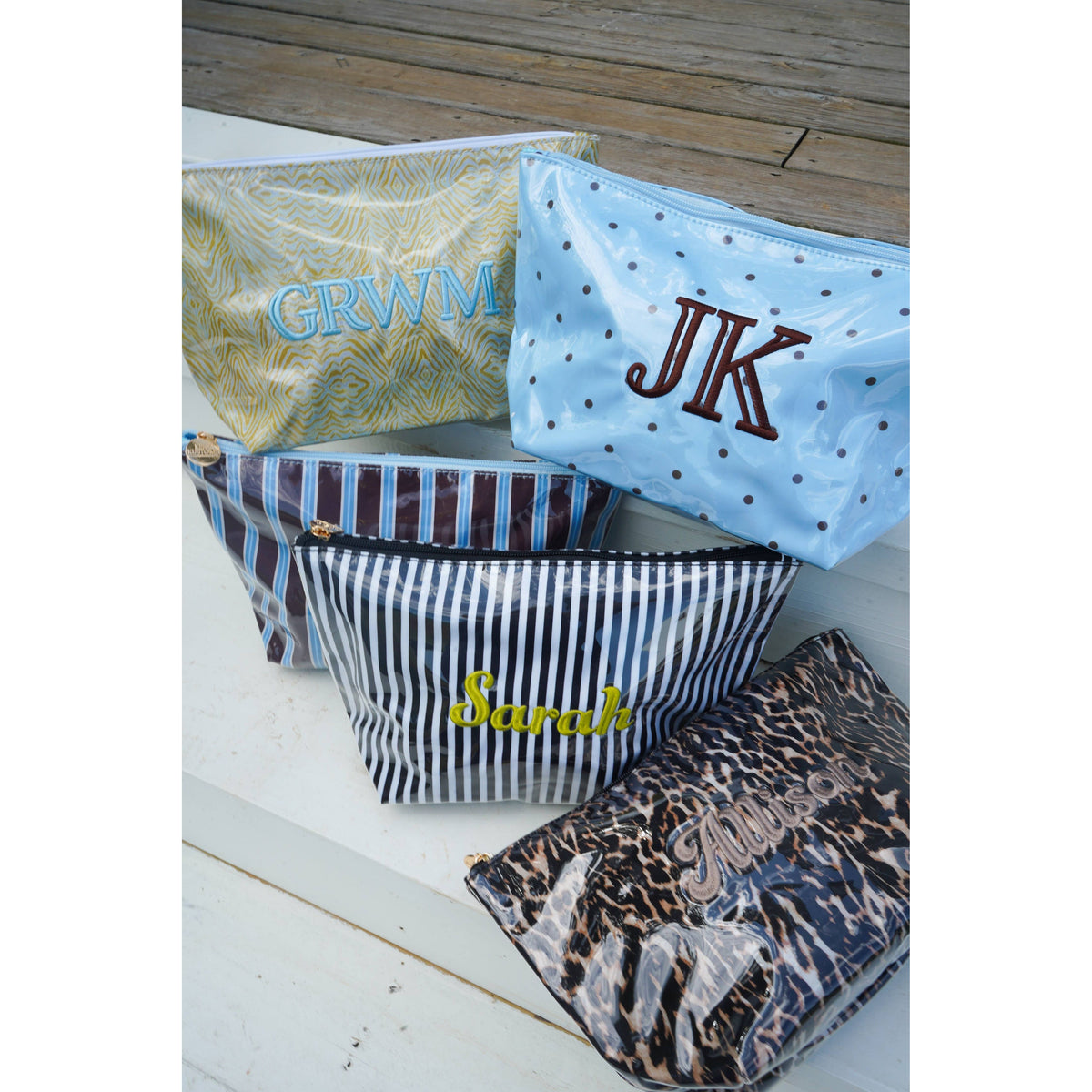 Clear Coat Bag for Embrodiery - Fall Collection: Chartreuse Zebra - KENKUSTOMZ