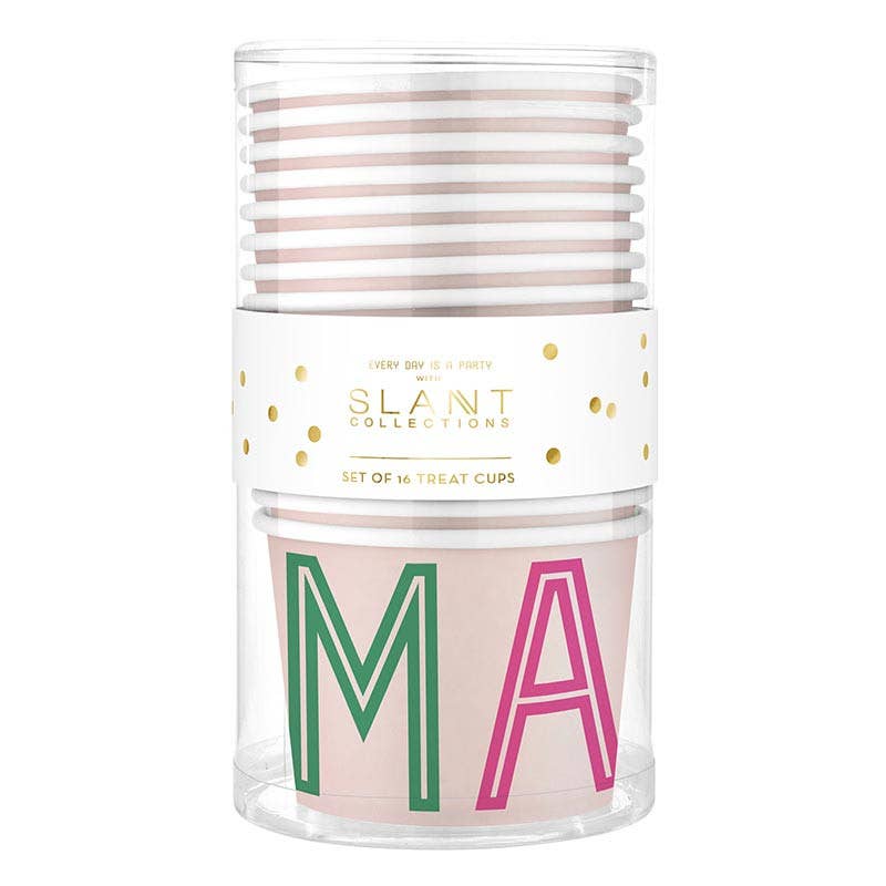 Slant Collections by Creative Brands - Paper Treat Cups - Mahj