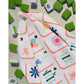 Tile Toss Tea Towel - Mahjong