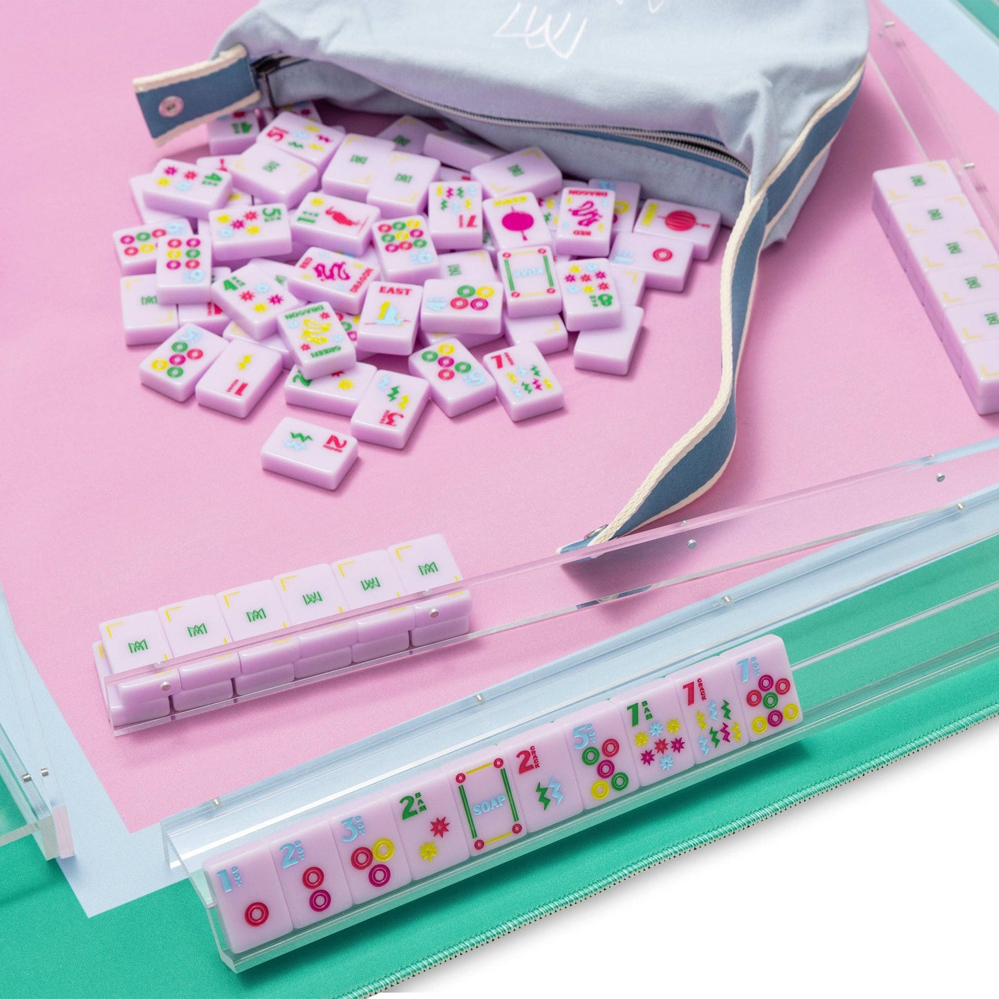 Amahj Line - Signature Engraved Tile Set- Lilac