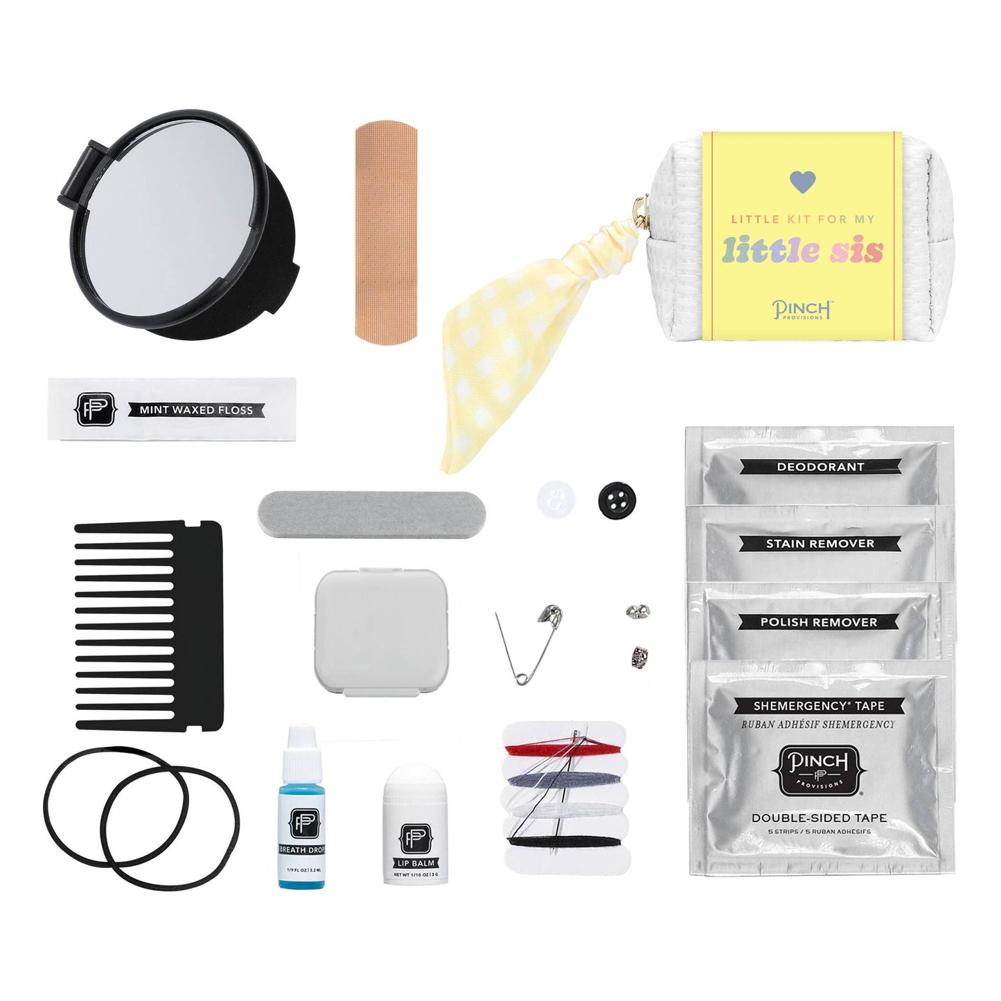 Sorority Little Sis Minimergency Kit: Purple Gingham