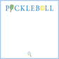 Preppy Pickleball Slab Notepad
