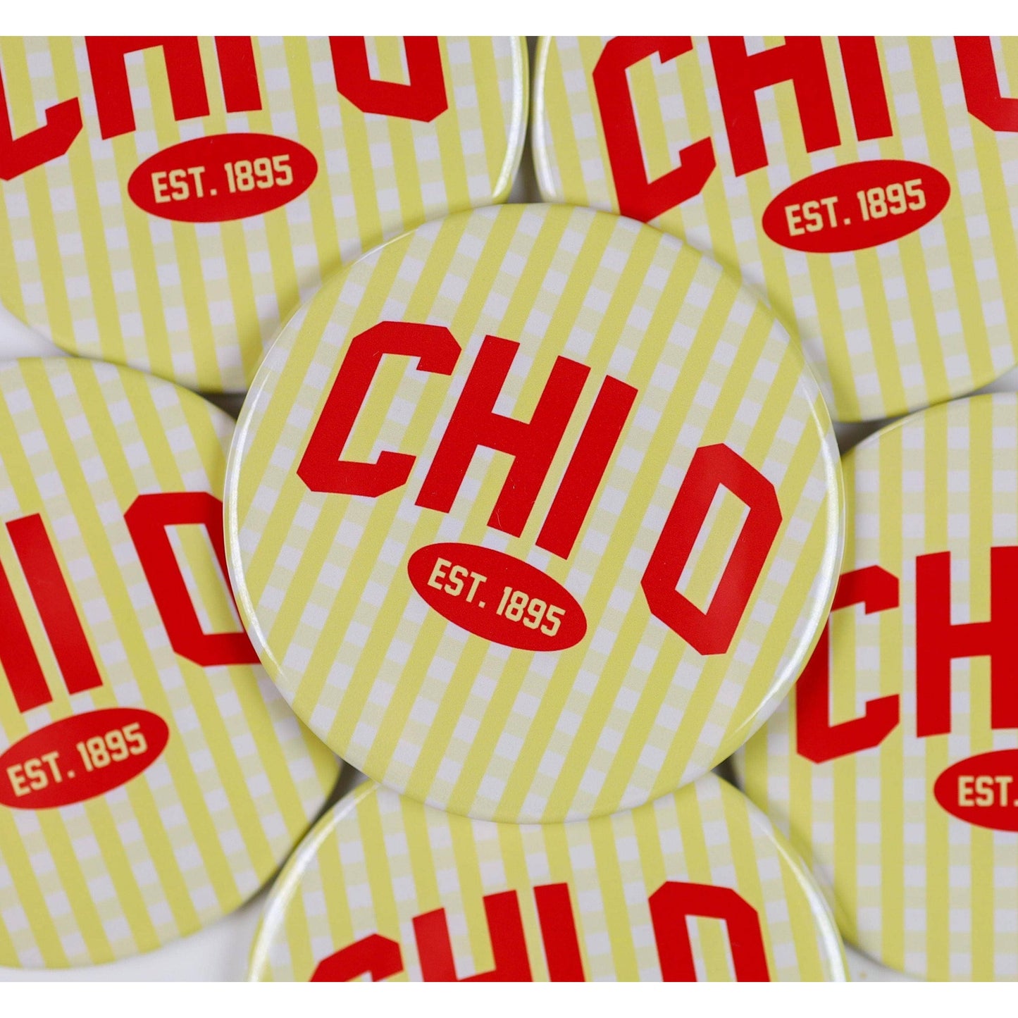 Tailgated Co. - Chi Omega Gingham Button