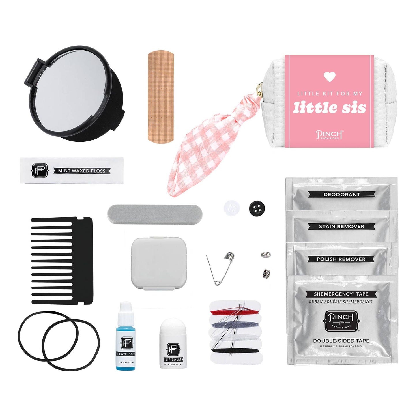 Sorority Little Sis Minimergency Kit: Purple Gingham