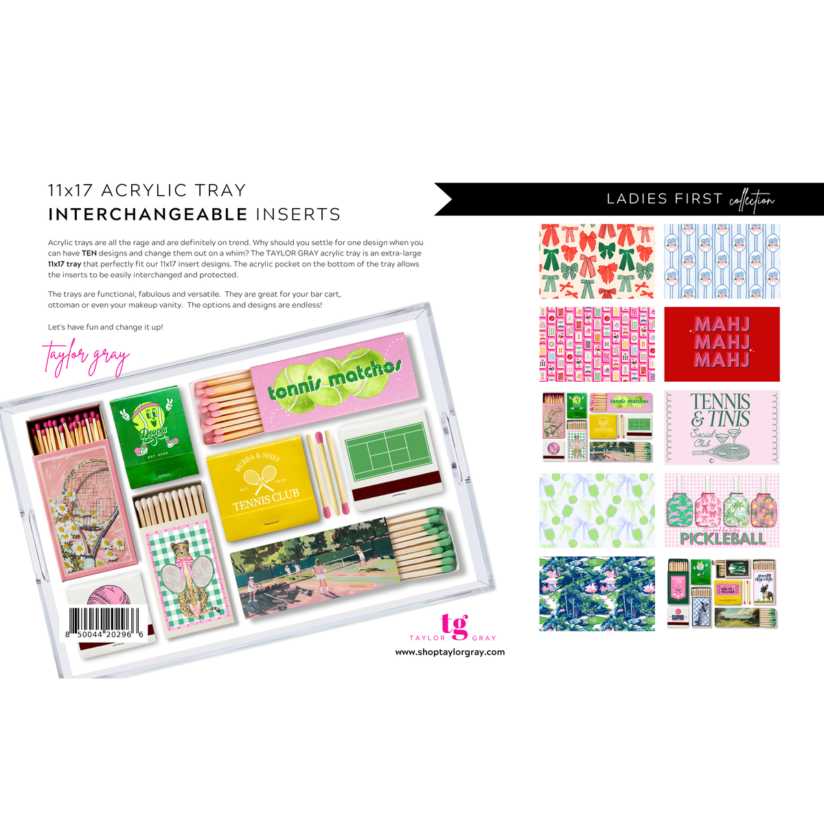 LADIES FIRST insert set | 11x17