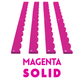 My Fair Mahjong - MAHJONG RACK PUSHER ADD ON-MAGNETIC | Premium Acrylic Set(4): Solid-Wavy-Magenta
