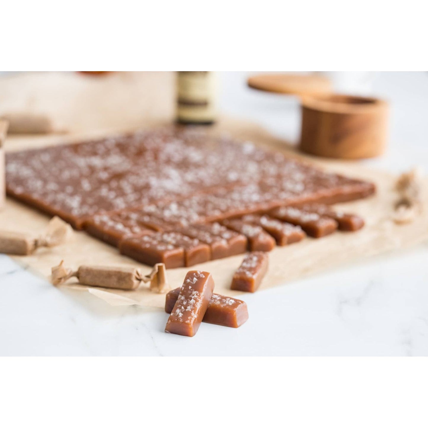 Shotwell Candy Co. - Hand Crafted Salted Caramel: 16-Piece Box