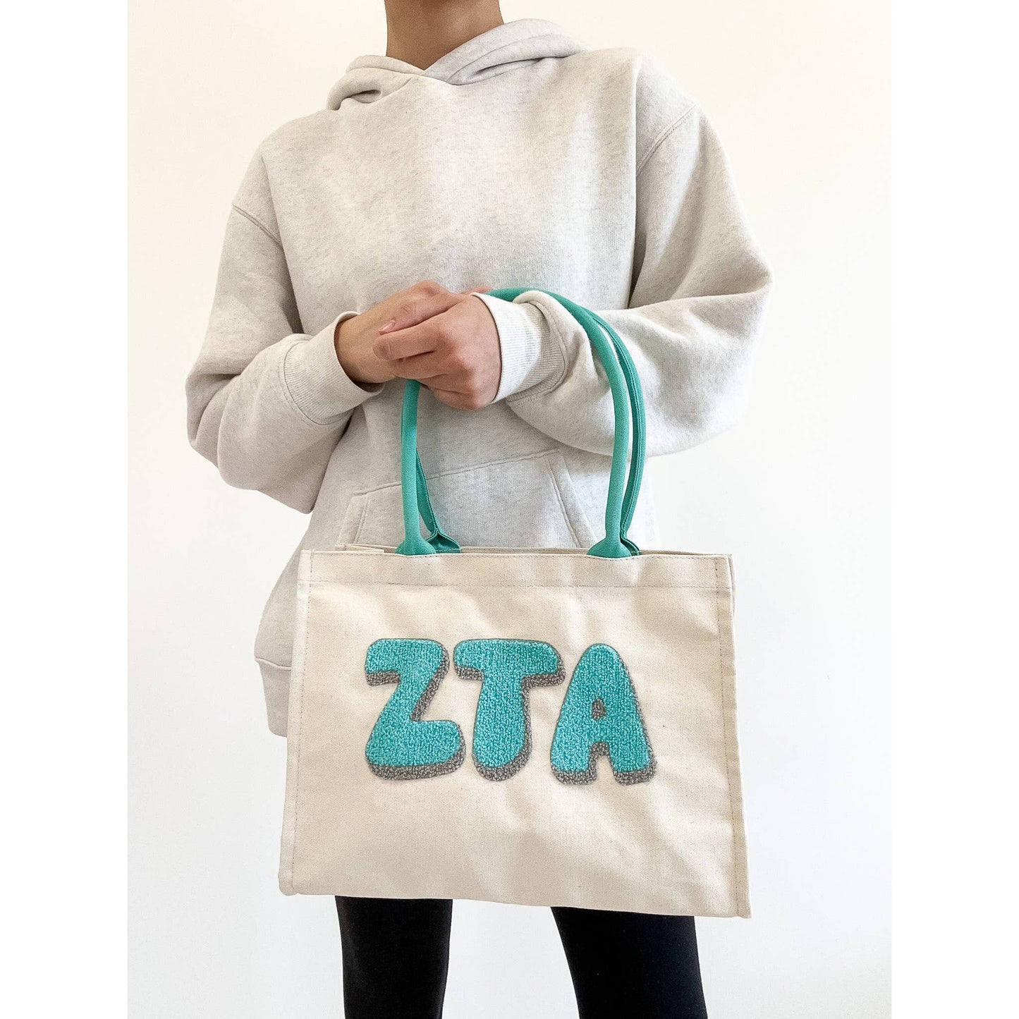 Zeta Tau Alpha Chenille Sorority Gift Tote