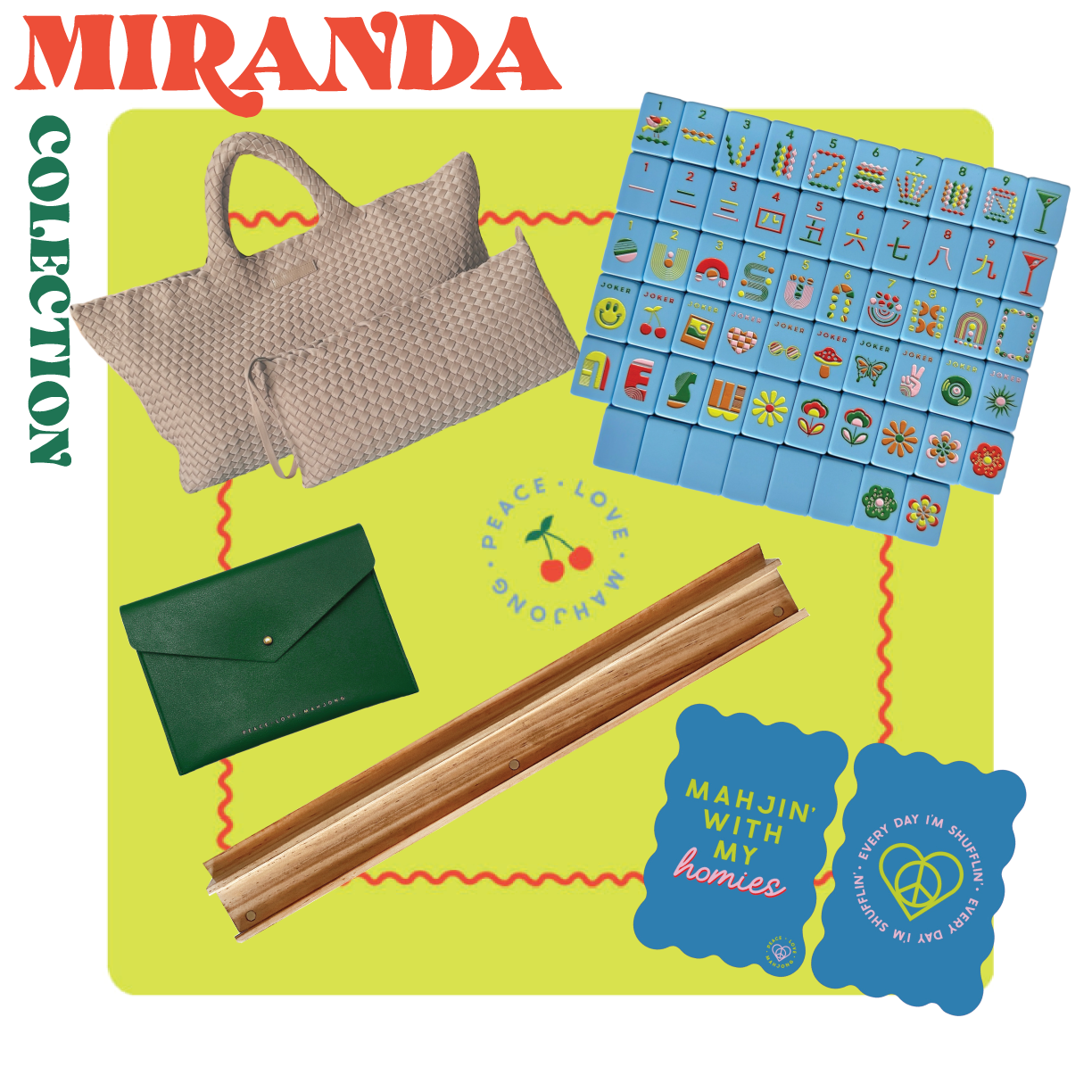 Peace Love Mahjong - Mod Tiles - French Blue: French Blue