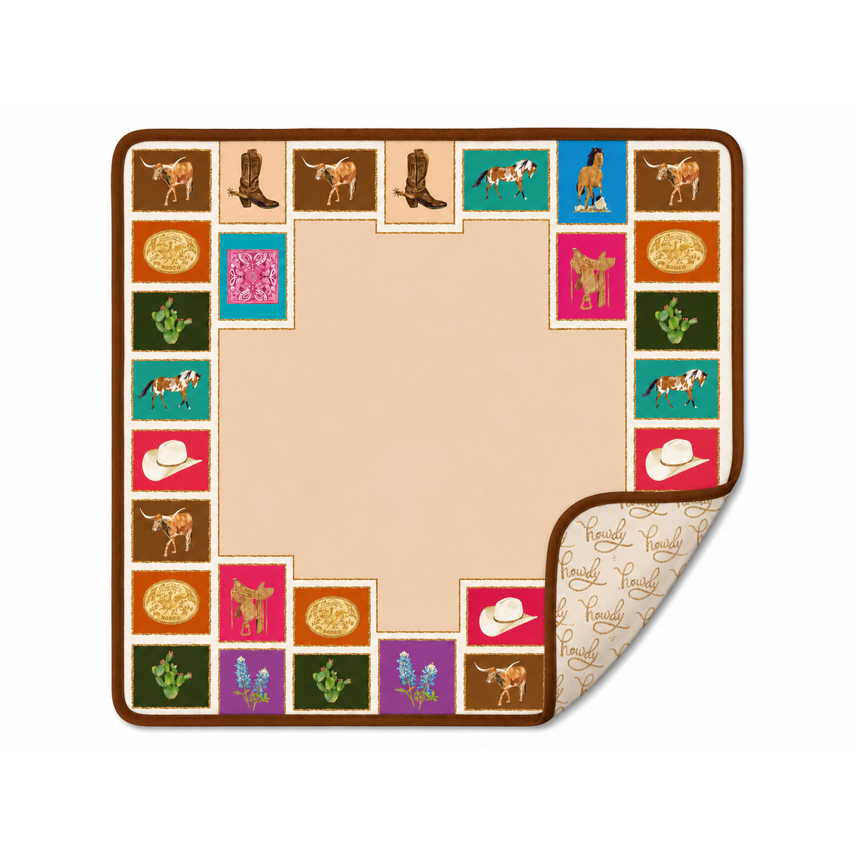 KEVA - Out West Double-Sided Mahjong Mat