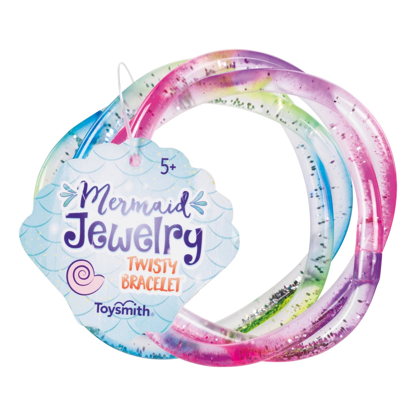 Toysmith - Mermaid Twisty Bracelets, 2-Piece Set, Assorted