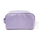 TRVL Design - Stowaway - Toiletry Bag Gingham Lilac: Gingham Lilac