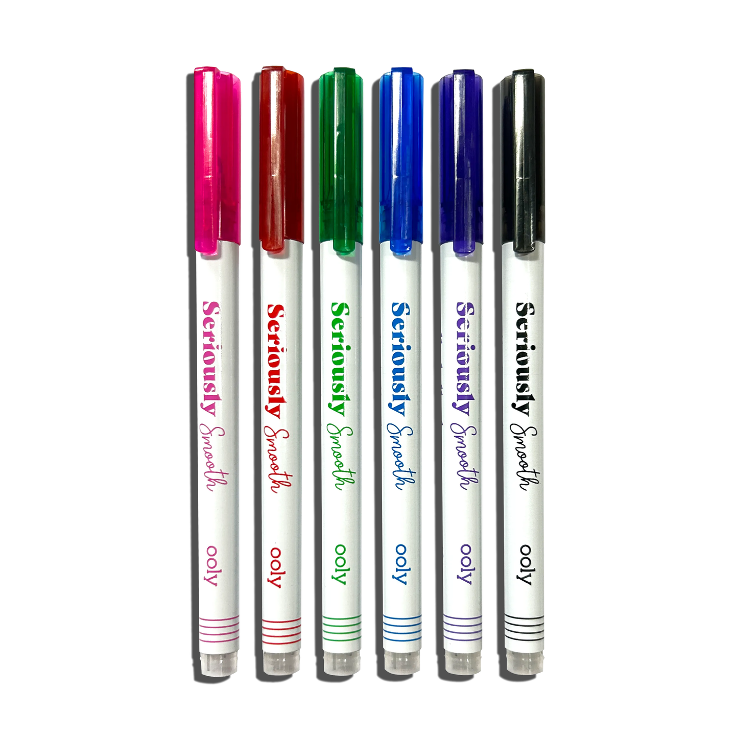 OOLY - Seriously: Smooth Rollerball Gel Pens (Set of 6)