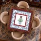 Anders Ruff Design Co. - NEOPRENE Tartan Toile Noël Mahjong Mat | Holiday Christmas