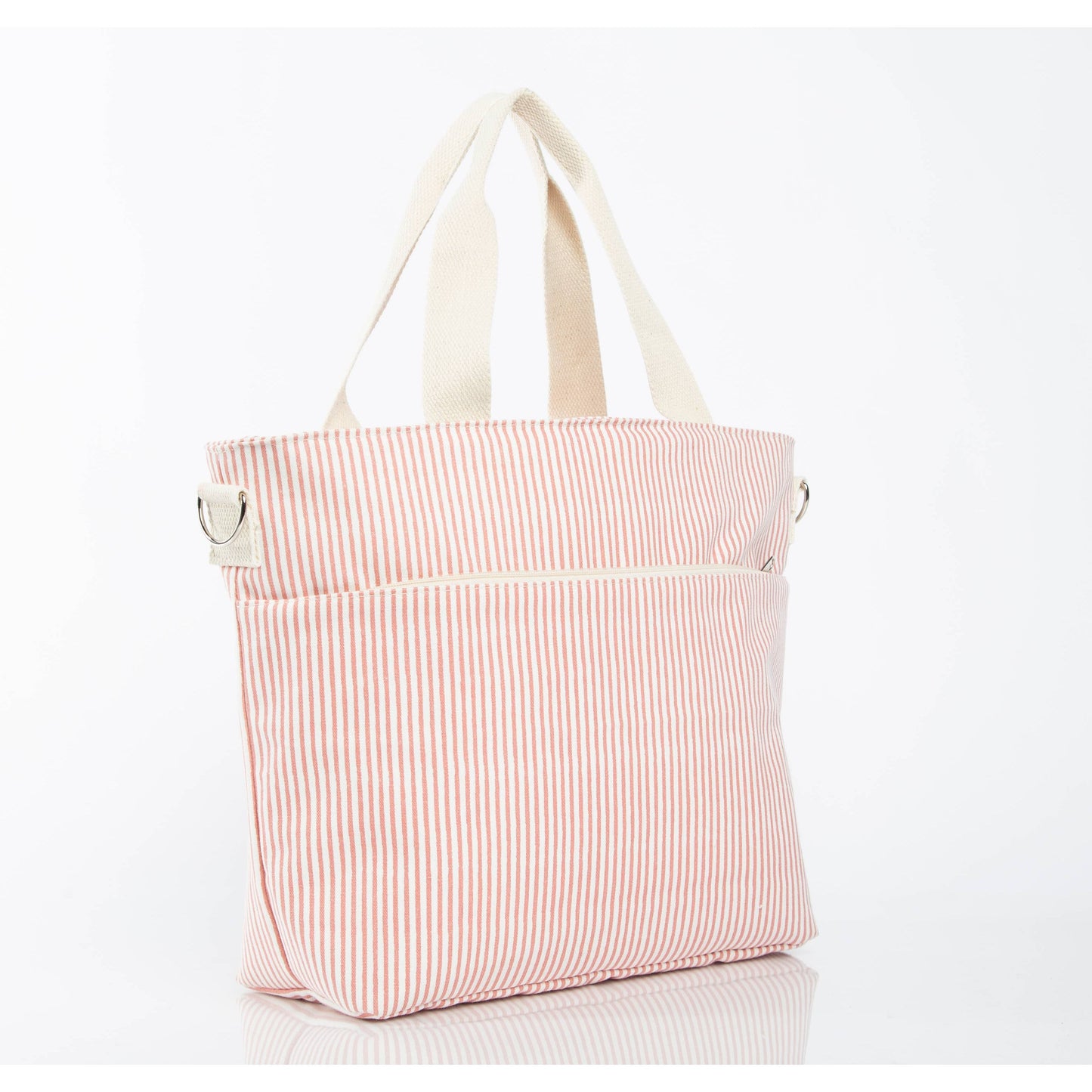 CB STATION - Stripes Cooler Tote: Gray