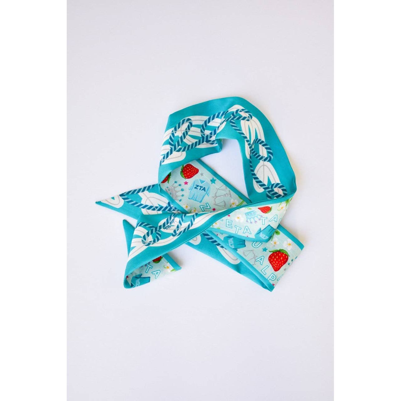 Saturday Silks - Zeta Tau Alpha Skinny Scarf
