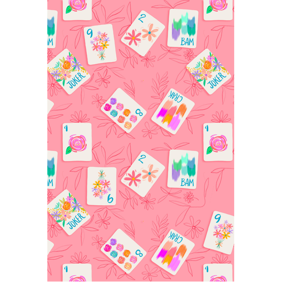KEVA - Double Sided Bonjour Mahjong Tea Towel