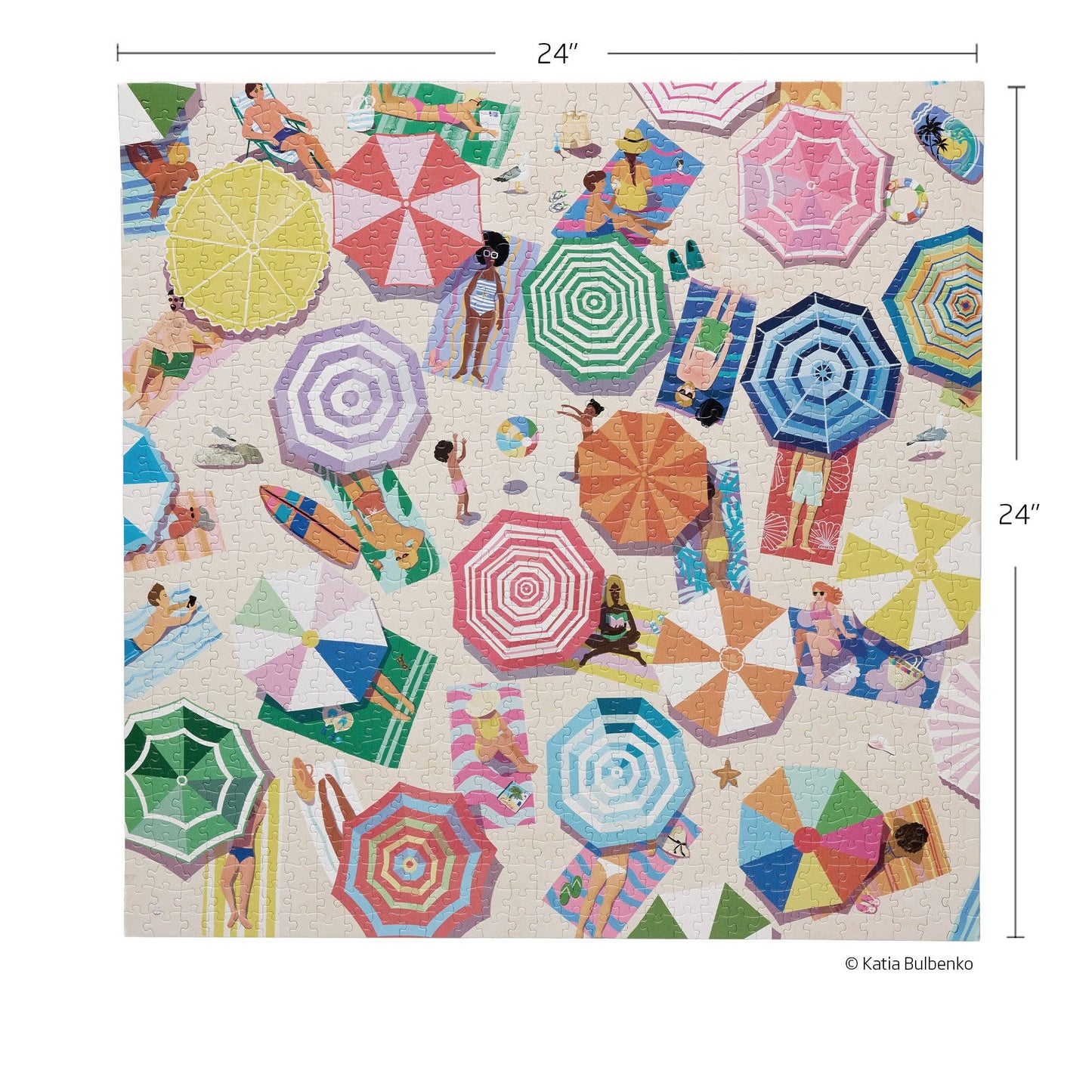 WerkShoppe - Beach Day 1000 Piece Summer Puzzle Gift f