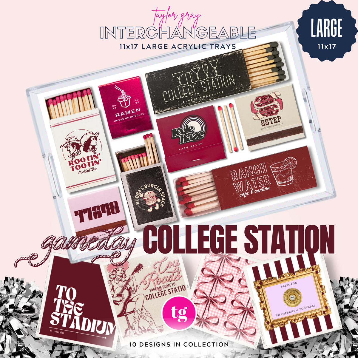 GAMEDAY COLLEGE STATION insert set | 11x17