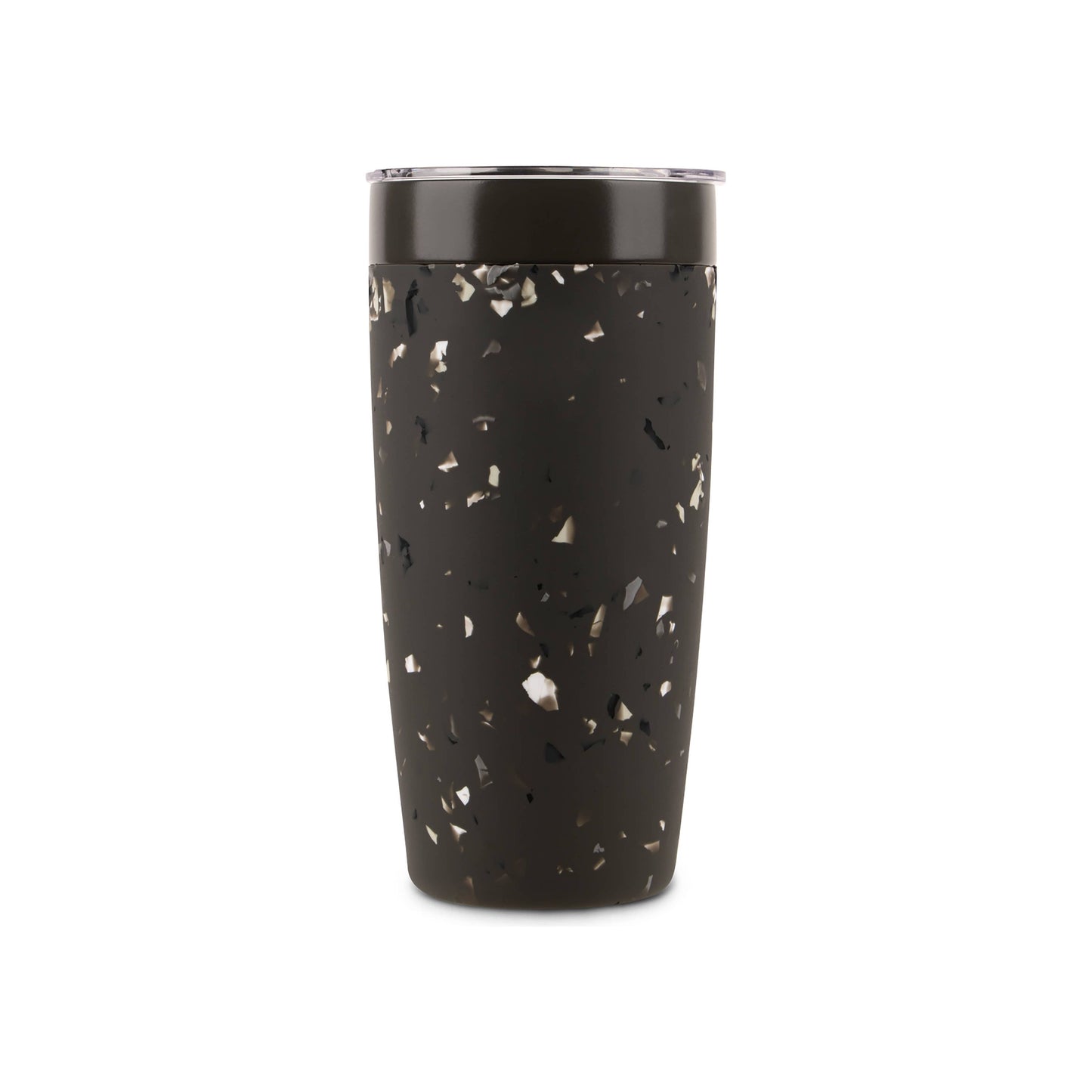 Insulated Ceramic Stainless Steel Coffee & Drink Tumbler: Terrazzo Blush
