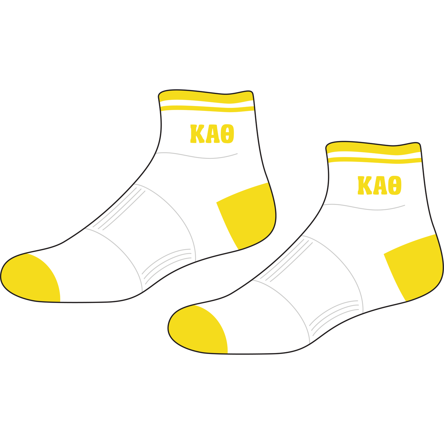 Kappa Alpha Theta Quarter Sock