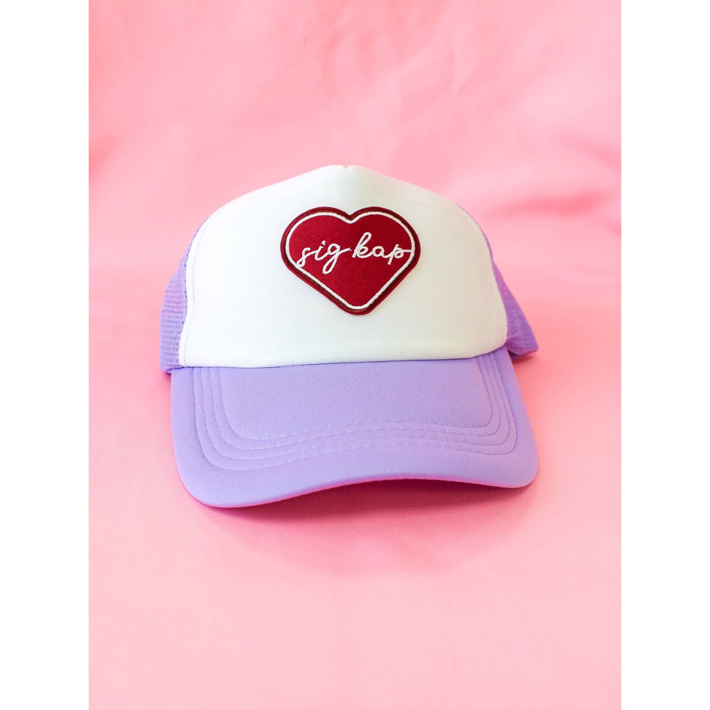 SIGMA KAPPA  Sorority Heart Trucker Hat